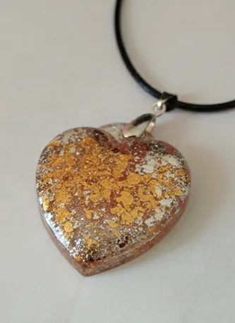 Collier Pendentif Cœur Éclat Duel