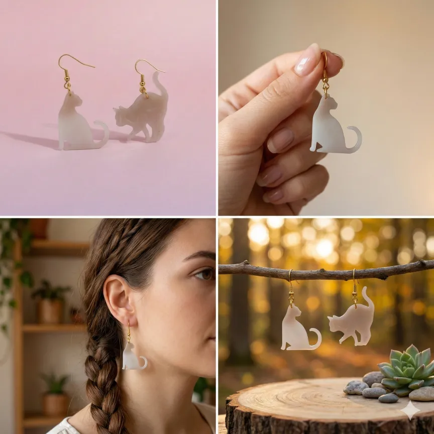 Félins au Clair de Lune — miniature 2