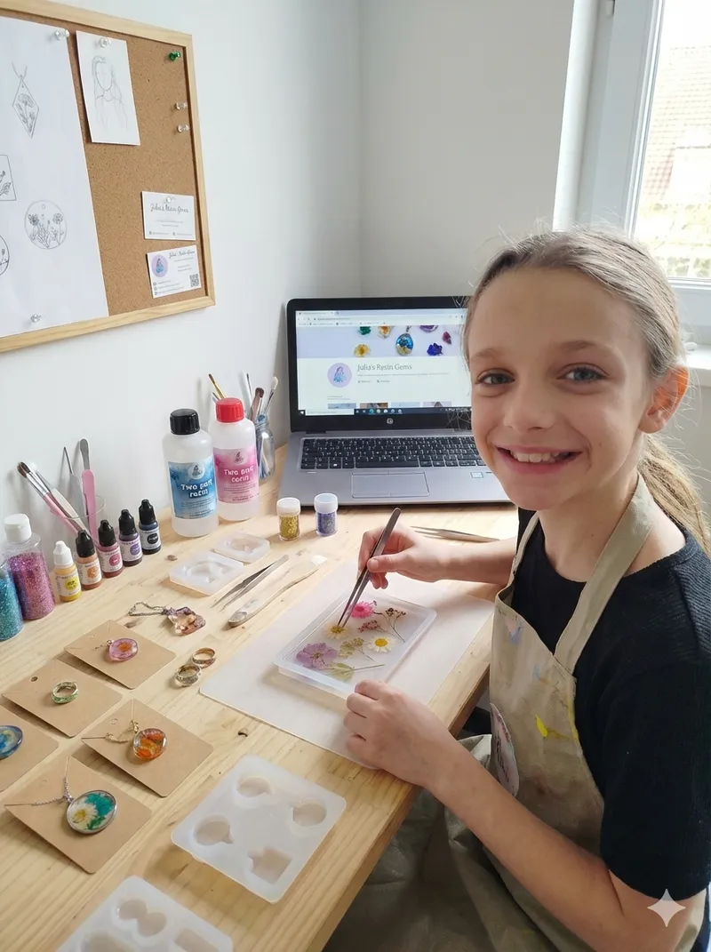 Julia, créatrice de Résine & Rêves